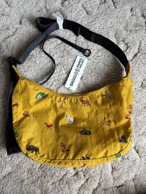 BAGGU x Parks Project mustard medium crescent